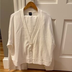 GAP Ribbed Cotton Cardigan and Pants Set